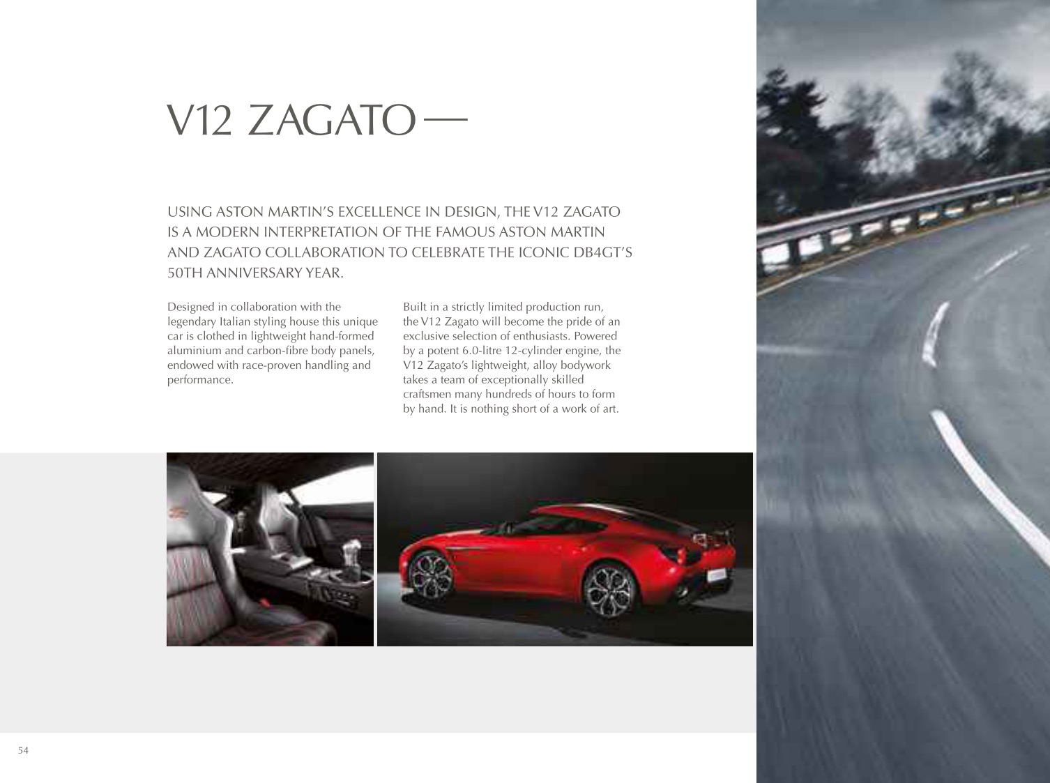 2012 Aston Martin Model Range Brochure Page 49